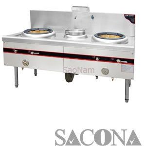 BẾP Á 2 LÒ XÀO 1 LÒ HÂM