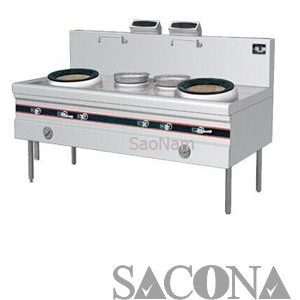 BẾP Á 2 LÒ XÀO 2 LÒ HÂM