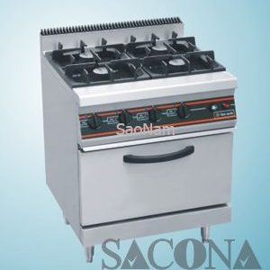 BẾP ÂU 4 HỌNG CÓ LÒ NƯỚNG