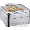 Nồi Hâm Món Ăn Vuông Nắp Kính SN#520021